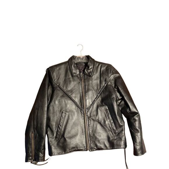 USA Bikers Dream Jackets & Blazers - USA Bikers Dream Apparel Women Insulated Black Leather Jacket Sz XL